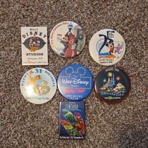 Disney Collectible Button Set